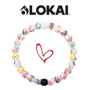 Lokai Love White XL Unisex Bracelet NWT